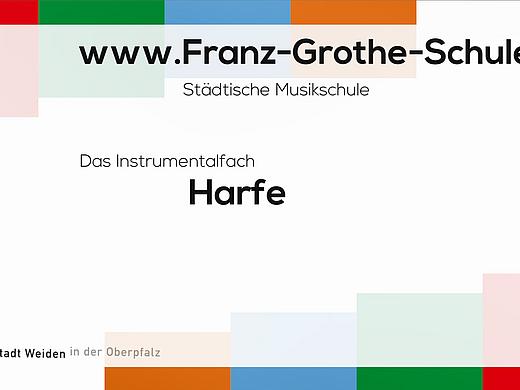 Harfenunterricht in der Franz-Grothe-Schule